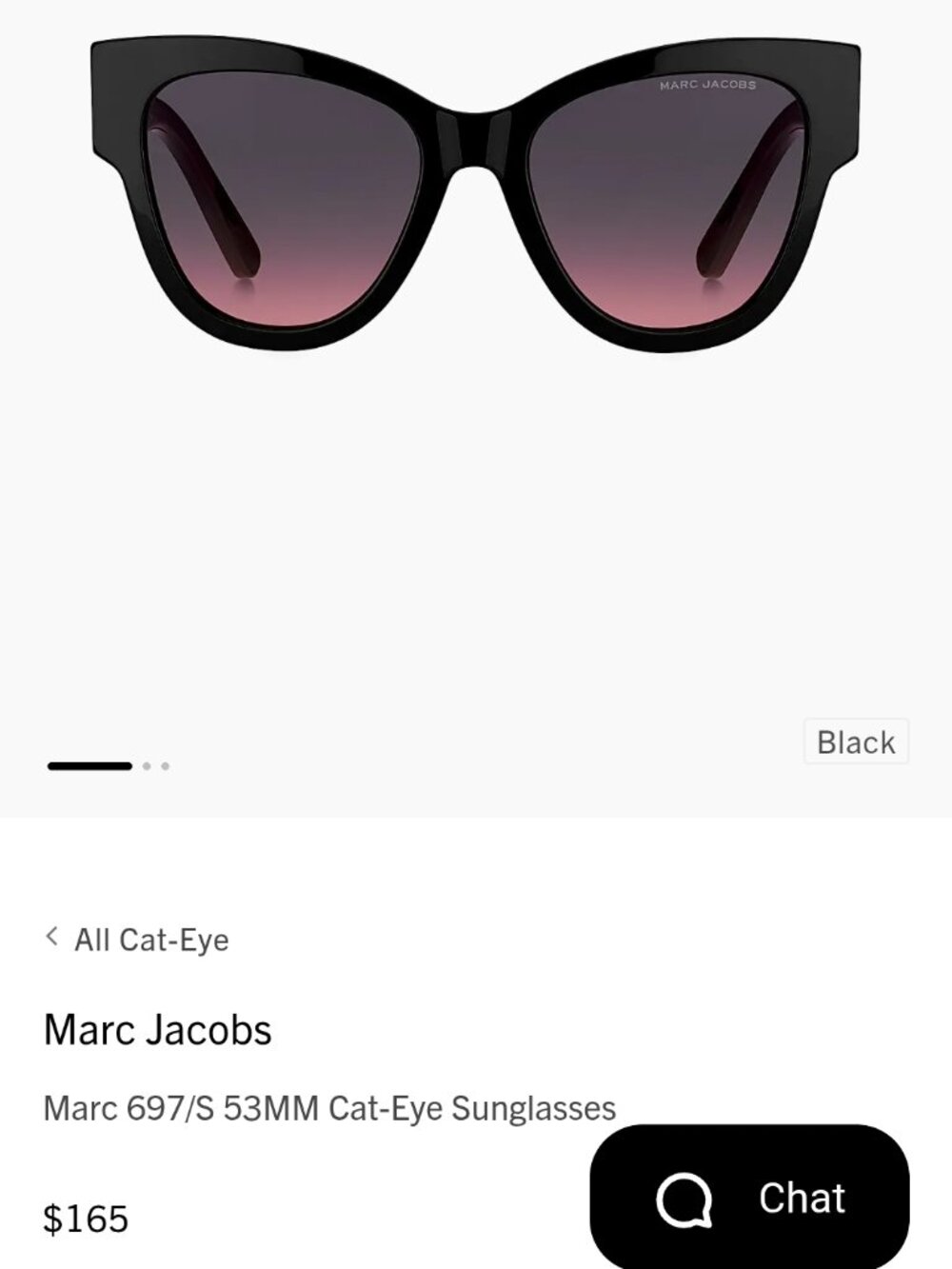 Marc Jacobs Cat-eye Sunglasses
